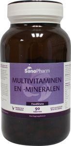 Sanopharm Multivitaminen/mineralen foodstate (90 Tabletten) Sanopharm Multivitaminen/mineralen foodstate (90 Tabletten)