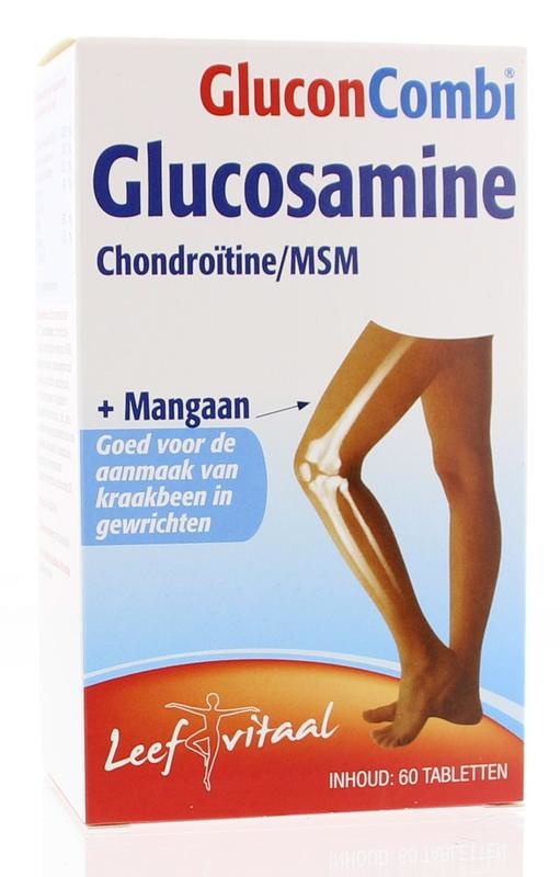 Glucon Combi Glucon Combi Glucosamine & chondroitine msm mangaan (60 tab)