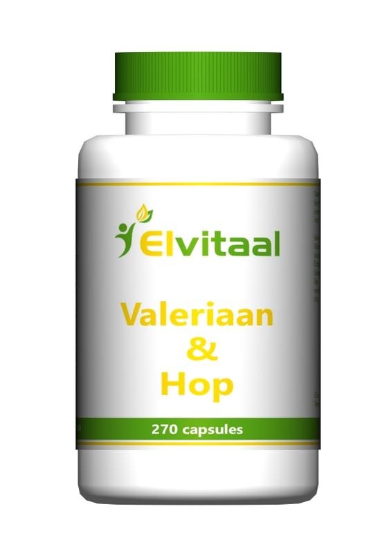 Elvitaal Elvitaal/elvitum Valeriaan en hop (270 caps)