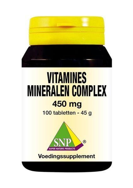 SNP Vitamines mineralen complex 450mg (100 Tabletten) SNP Vitamines mineralen complex 450mg (100 Tabletten)