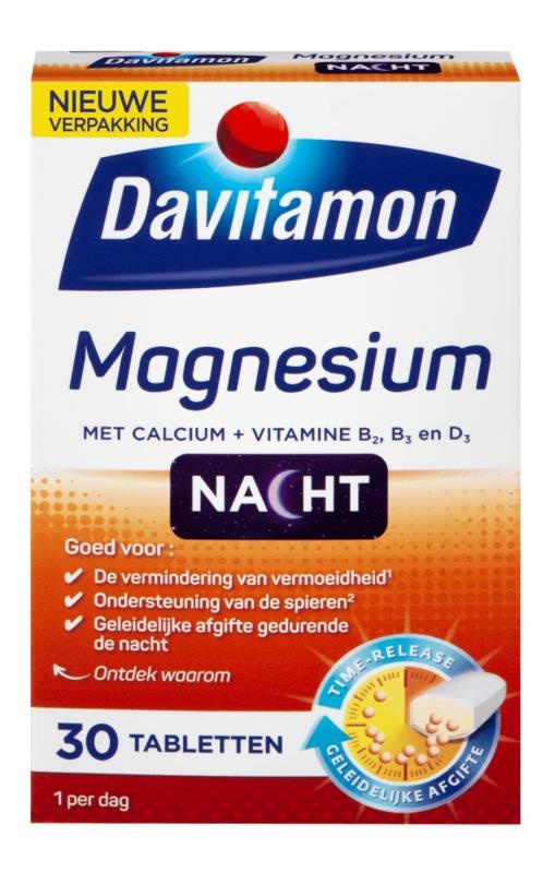 Davitamon Davitamon Magnesium speciaal voor de nacht (30 tab)