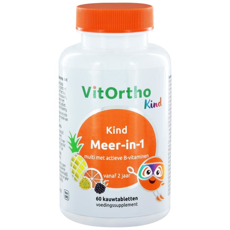 VitOrtho VitOrtho Meer-in-1 kind (60 kauwtabl)