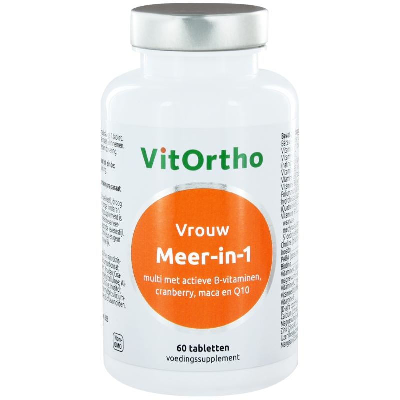 VitOrtho Meer-in-1 vrouw (60 tab) VitOrtho Meer-in-1 vrouw (60 tab)