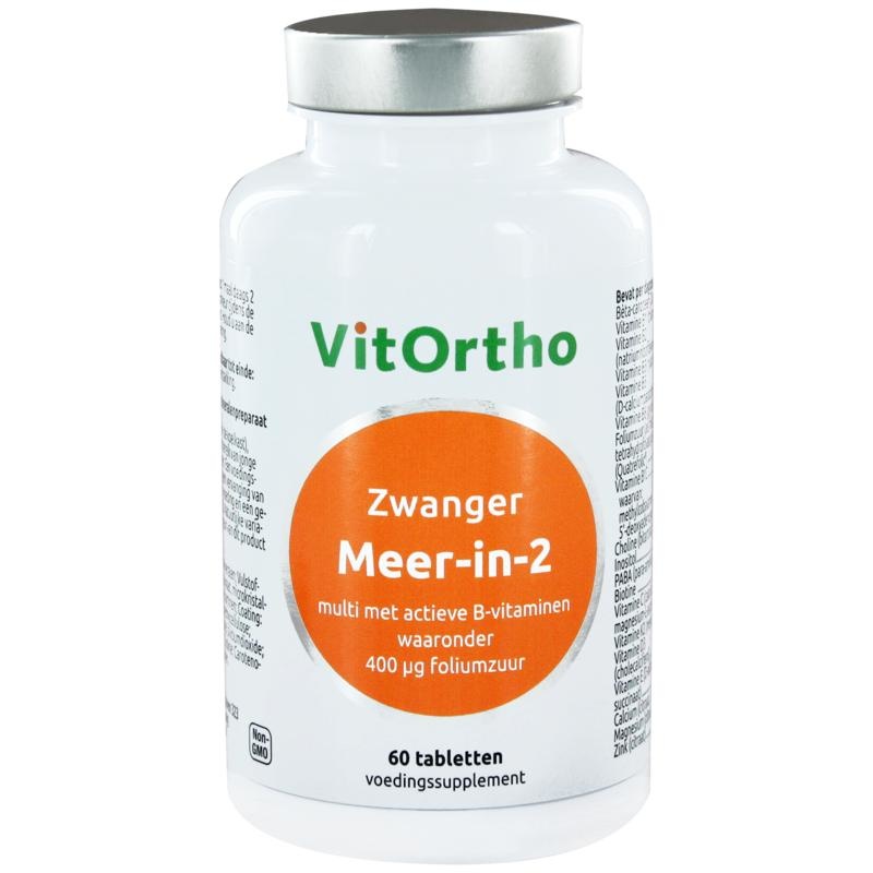 VitOrtho Meer-in-2 zwanger (60 tab) VitOrtho Meer-in-2 zwanger (60 tab)