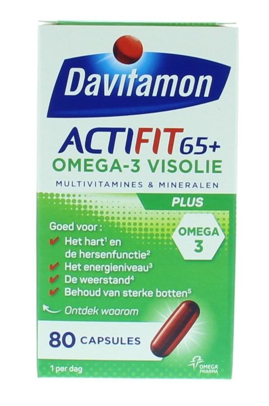 Davitamon Actifit 65+ omega 3 (80 Capsules) Davitamon Actifit 65+ omega 3 (80 Capsules)