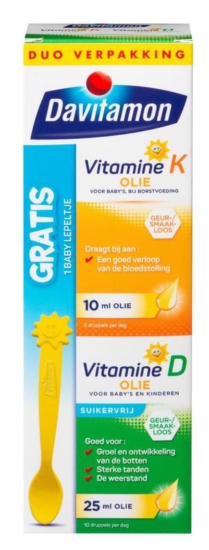 Davitamon Davitamon Baby vitamine D & K 25mcg (35 ml)