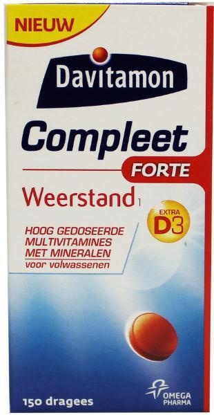 Davitamon Compleet weerstand forte (150 Dragees) Davitamon Compleet weerstand forte (150 Dragees)
