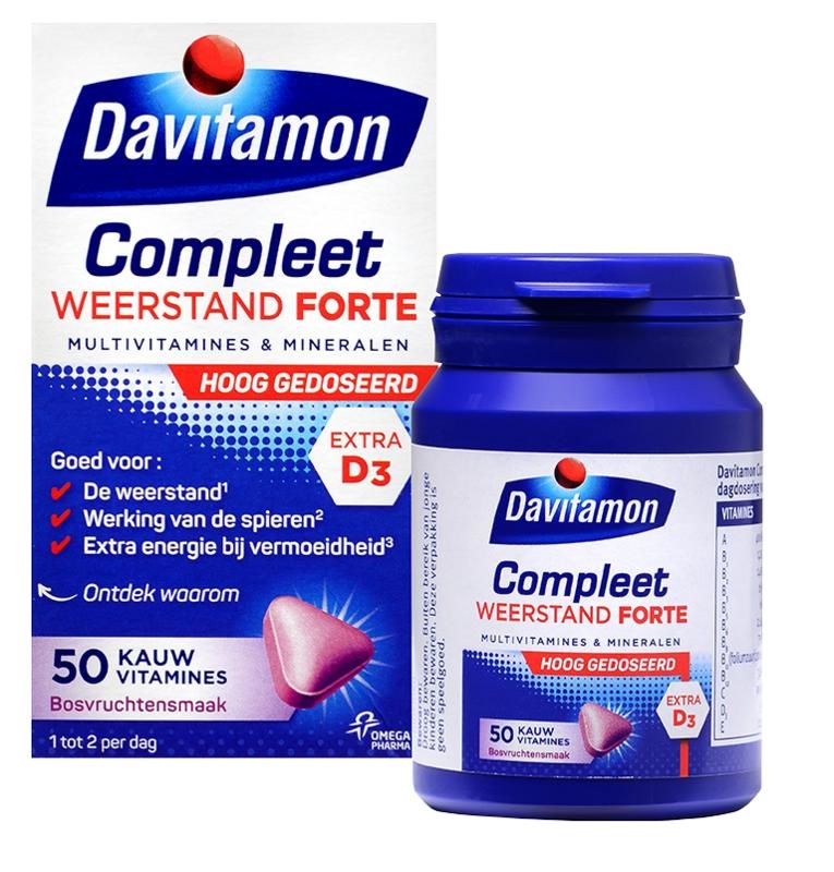 Davitamon Compleet weerstand forte (50 Tabletten) Davitamon Compleet weerstand forte (50 Tabletten)
