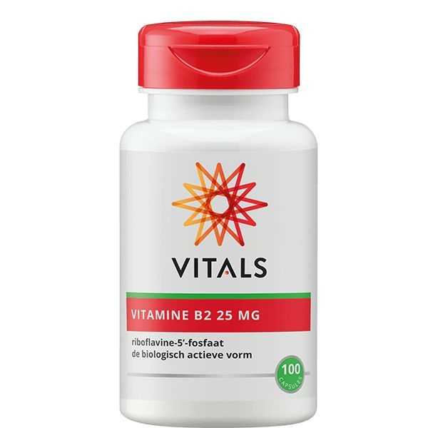 Vitals Vitals Vitamine B2 riboflavine 5 fosfaat (100 caps)