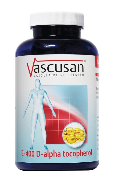 Vascusan E-400 Alpha tocopherol (120 Softgels) Vascusan E-400 Alpha tocopherol (120 Softgels)