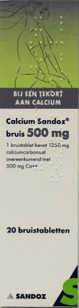 Sandoz Sandoz Calcium 500mg (20 Bruistab)