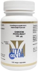 Vital Cell Life Vital Cell Life Chroom picolinaat 100 mcg (100 caps)