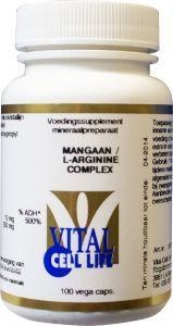 Vital Cell Life Vital Cell Life Mangaan/L-arginine complex (100 caps)