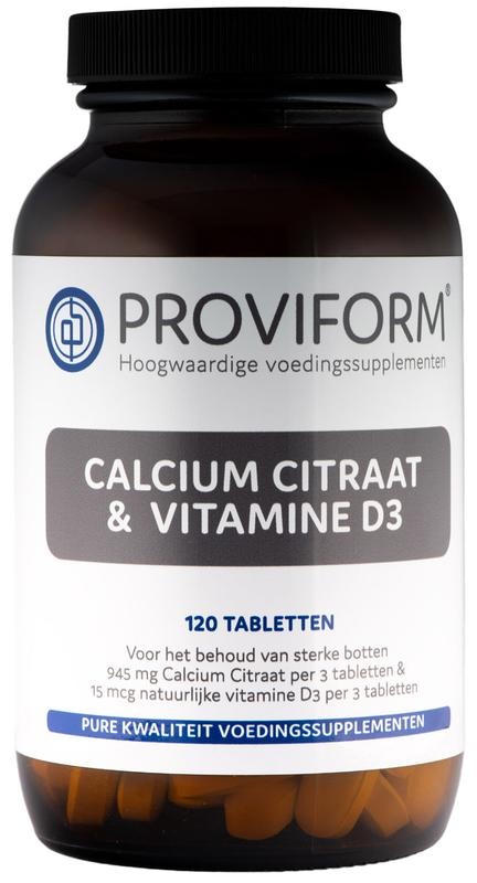 Proviform Proviform Calcium citraat & D3 (120 tab)