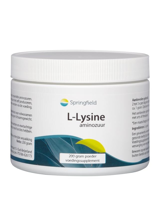 Springfield Springfield L-Lysine HCL poeder (200 gr)