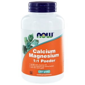 Now NOW Calcium & magnesium 1:1 (227 gr)