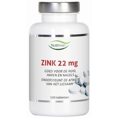 Nutrivian Zink methionine 22mg (100 tab)