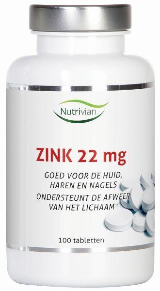 Nutrivian Nutrivian Zink methionine 22mg (100 tab)