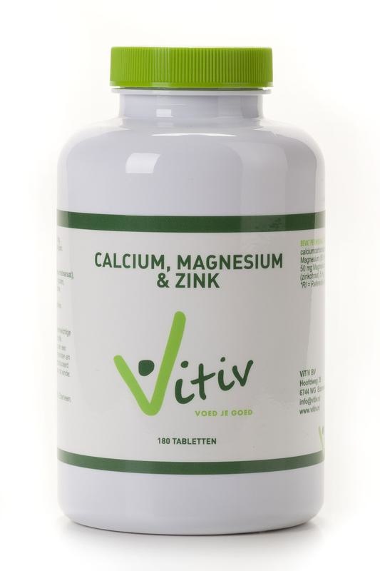 Vitiv Vitiv Calcium magnesium & zink (180 tab)