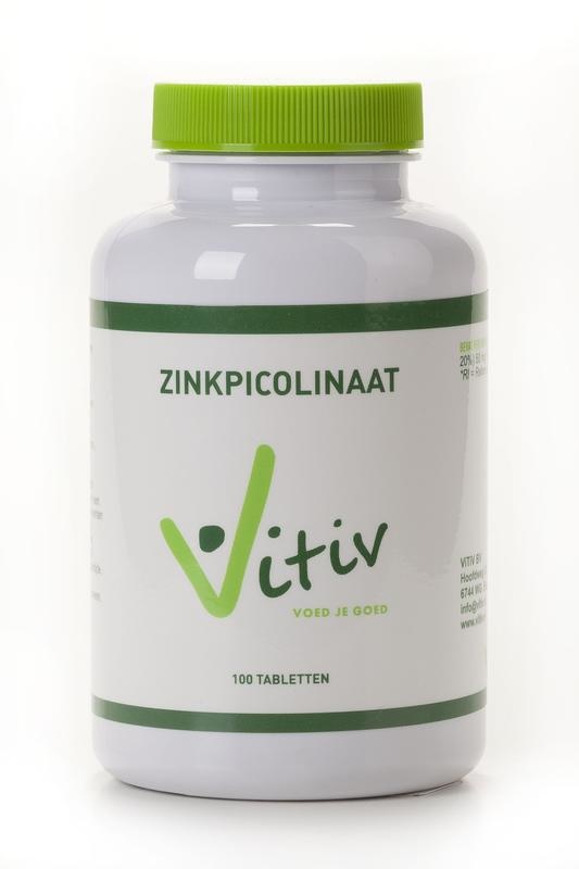 Vitiv Vitiv Zink picolinaat 50mg (100 tab)