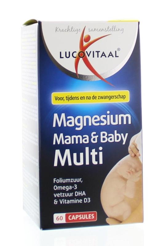 Lucovitaal Magnesium mama & baby multi (60 Capsules) Lucovitaal Magnesium mama & baby multi (60 Capsules)
