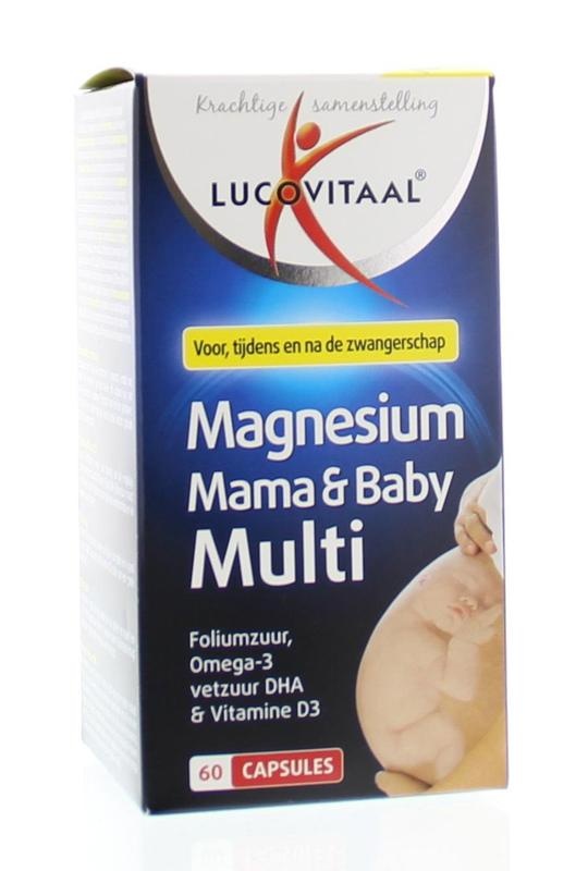 Lucovitaal Lucovitaal Magnesium mama & baby multi (60 caps)