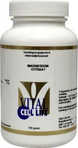 Vital Cell Life Vital Cell Life Magnesium citraat 160 mg poeder (100 gr)