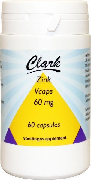 Clark Clark Zink 60mg (60 vega caps)