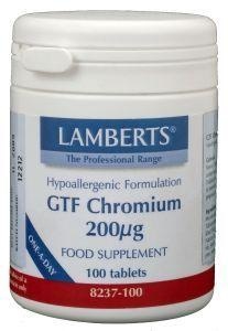 Lamberts Lamberts GTF chroom 200mcg (100 tab)