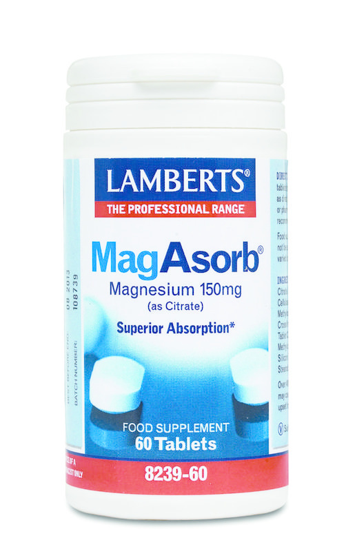 Lamberts Lamberts MagAsorb (magnesium citraat) 150mg (60 tab)