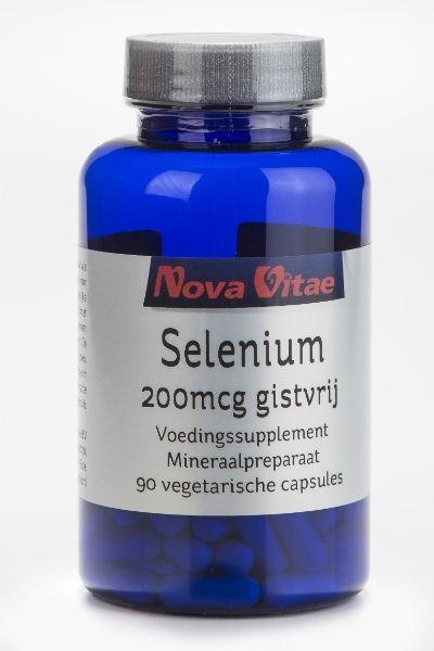 Nova Vitae Nova Vitae Selenium 200 mcg gistvrij (90 tab)