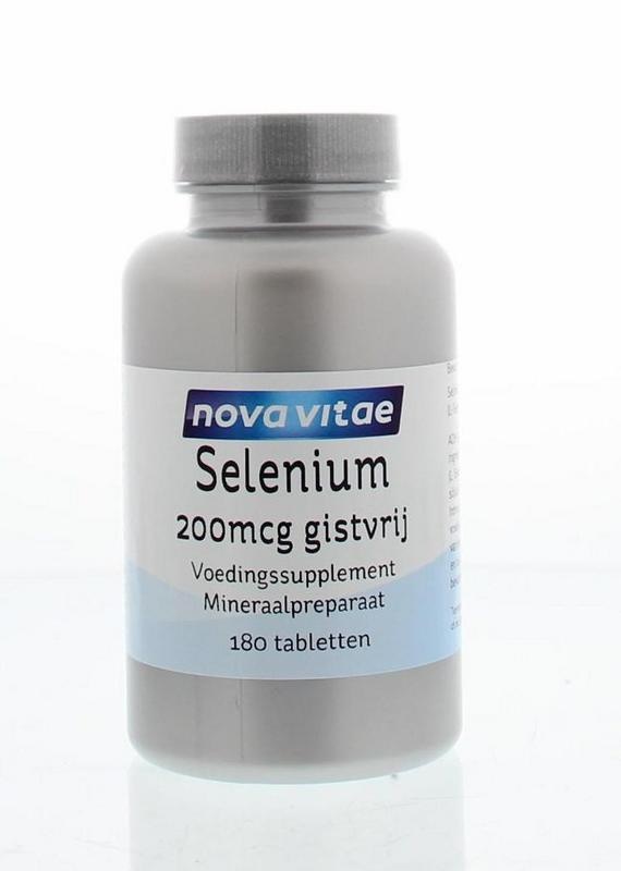 Nova Vitae Nova Vitae Selenium 200 mcg gistvrij (180 tab)