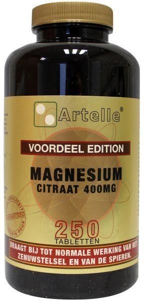 Artelle Artelle Magnesium citraat elementair (250 tab)