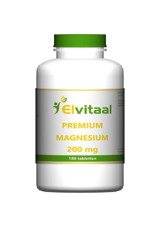 Elvitaal Elvitaal/elvitum Magnesium 200mg premium (180 tab)