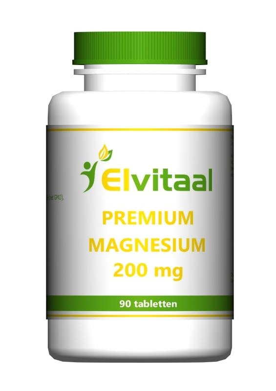 Elvitaal Elvitaal/elvitum Magnesium 200mg premium (90 tab)