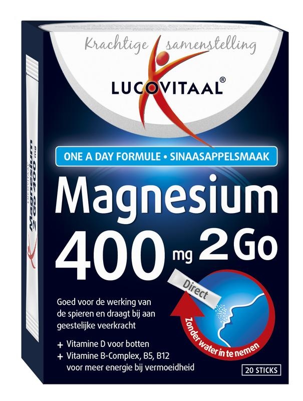 Lucovitaal Lucovitaal Magnesium 400 2go (20 Sachets)