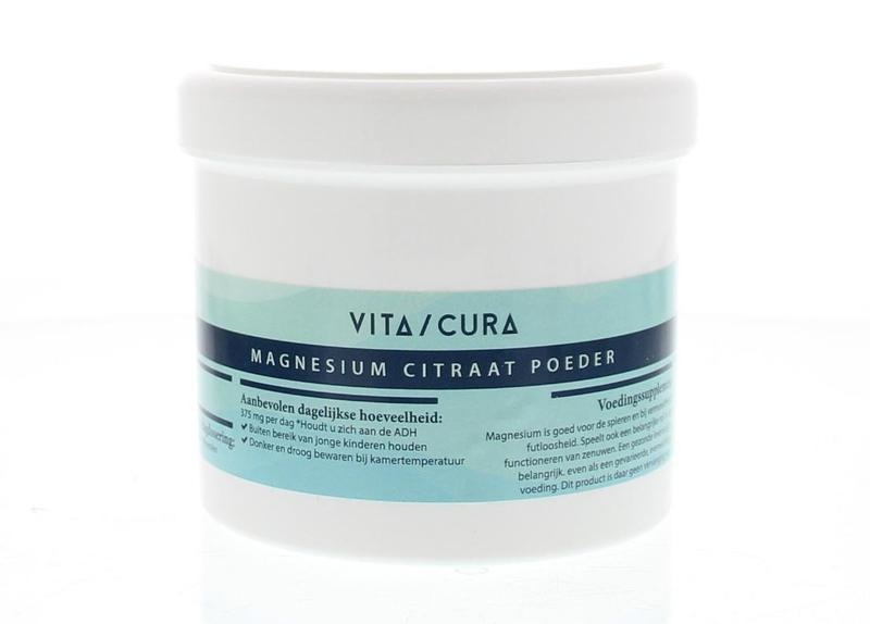 Vitacura Vitacura Magnesium citraat poeder (400 gr)