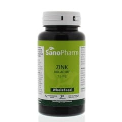 Sanopharm Zink 7.5mg WholeFood (30 caps)