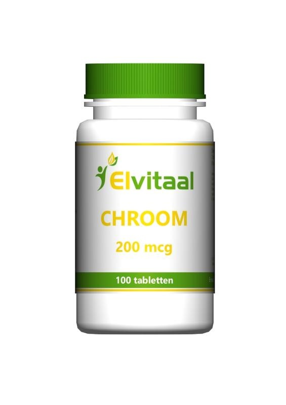 Elvitaal Elvitaal/elvitum Chroom (100 tab)