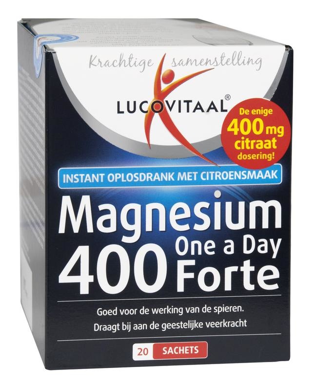 Lucovitaal Lucovitaal Magnesium 400 forte (20 Sachets)