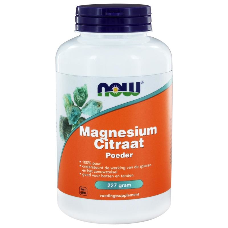 Now NOW Magnesium citraat poeder (227 gr)