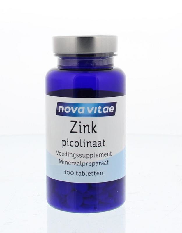 Nova Vitae Nova Vitae Zink picolinaat 50mg (100 tab)