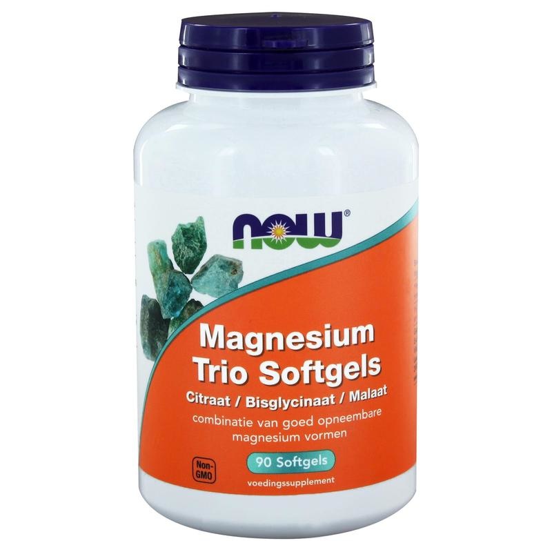 Now NOW Magnesium trio softgels (90 softgels)