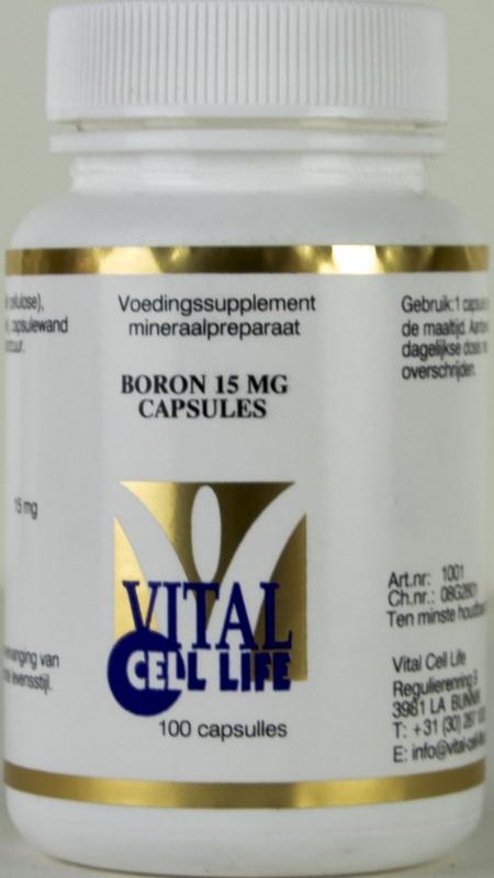 Vital Cell Life Vital Cell Life Boron 15 mg (100 caps)