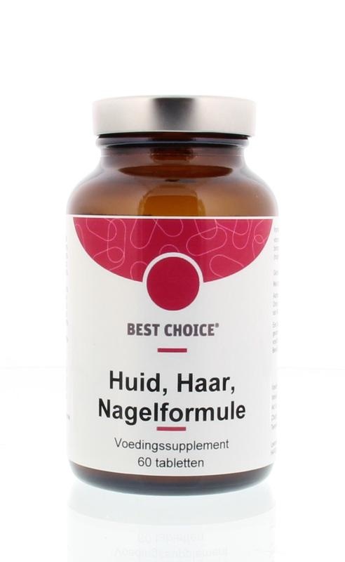 TS Choice Huid, haar & nagel formule (60 Tabletten) TS Choice Huid, haar & nagel formule (60 Tabletten)