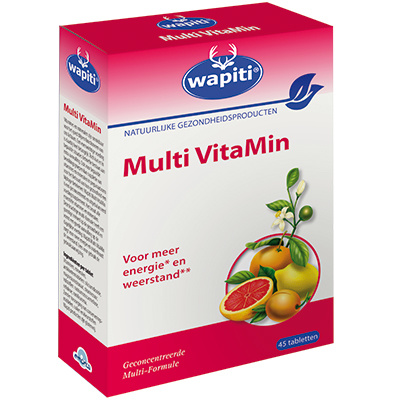 Wapiti Multi vitamin (45 Tabletten) Wapiti Multi vitamin (45 Tabletten)