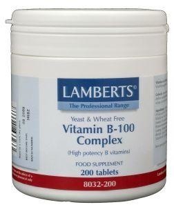 Lamberts Lamberts Vitamine B100 complex (200 tab)