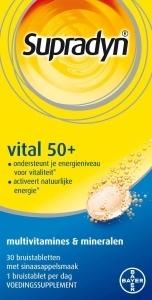 Supradyn Vital 50+ (30 Bruistabletten) Supradyn Vital 50+ (30 Bruistabletten)