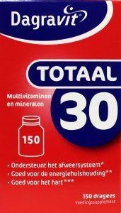 Dagravit Dagravit Totaal 30 dispenser navul (150 Dragees)