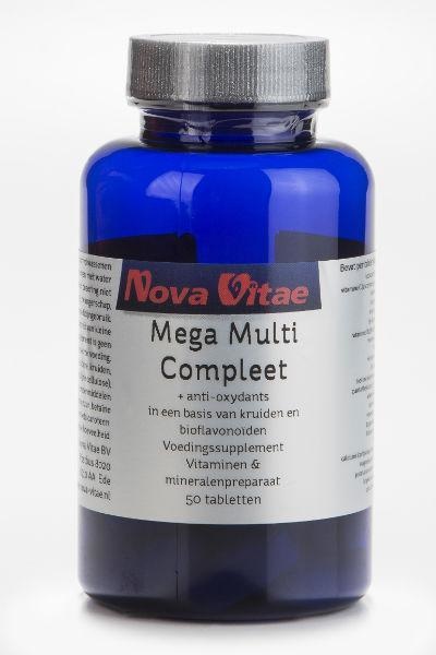Nova Vitae Mega multi compleet (50 Tabletten) Nova Vitae Mega multi compleet (50 Tabletten)